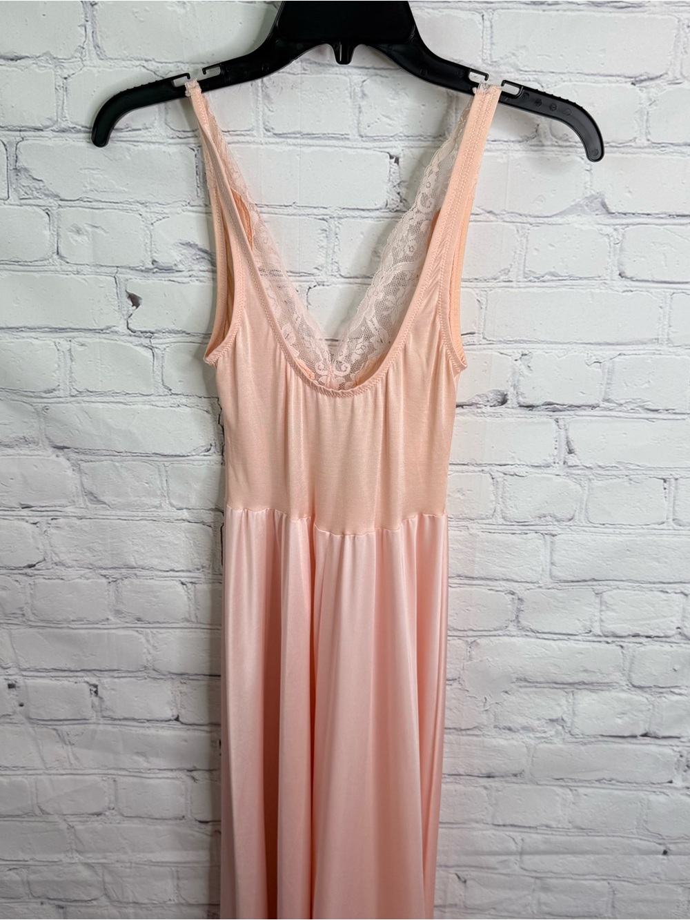OLGA Bodysilk Vintage Pink Nightgown & Robe Small - Picture 6 of 11